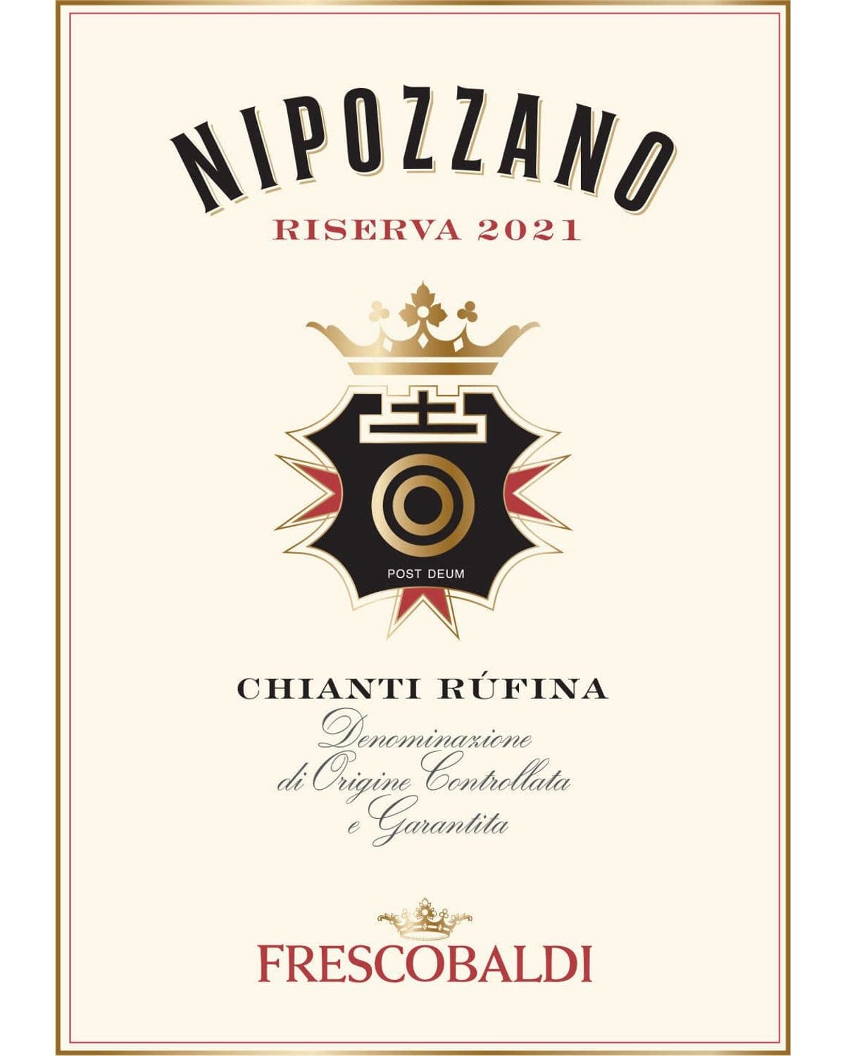 Frescobaldi Nipozzano Chianti Rufina Riserva Red 2021 | 750ml