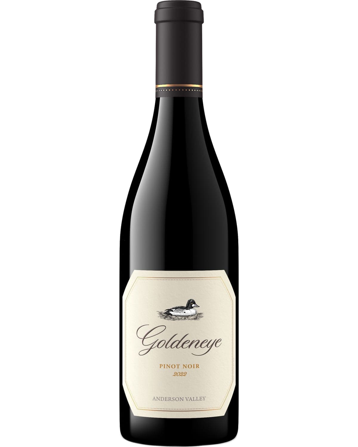 Goldeneye Anderson Valley Pinot Noir 2022 Front Label