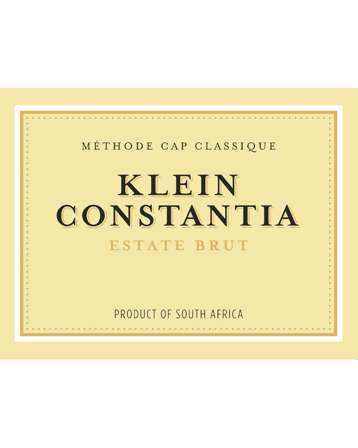 Klein Constantia Méthode Cap Classique Estate Brut Sparkling 2018 | 750ml