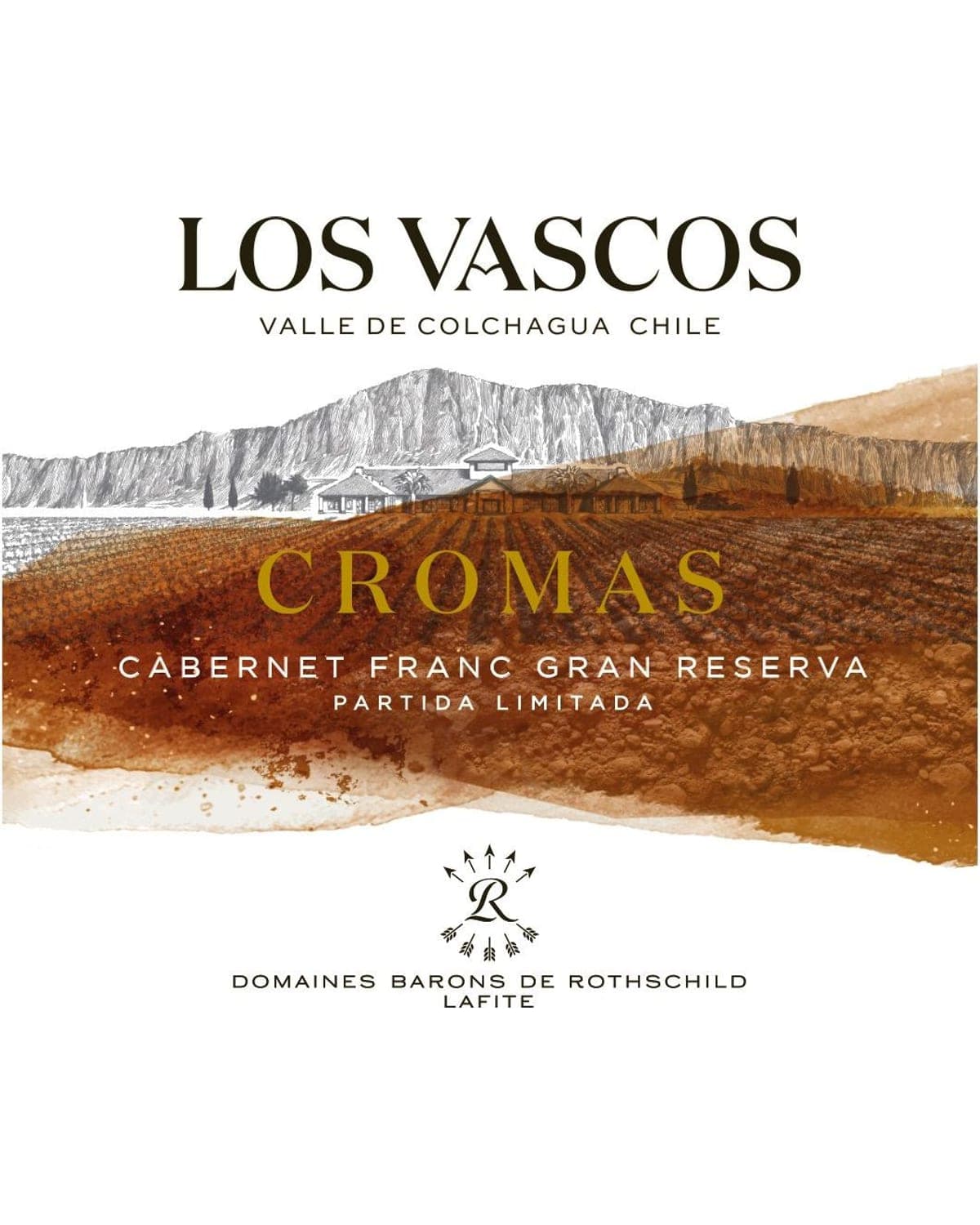 Los Vascos Cromas Gran Reserva Cabernet Franc 2020 Front Label