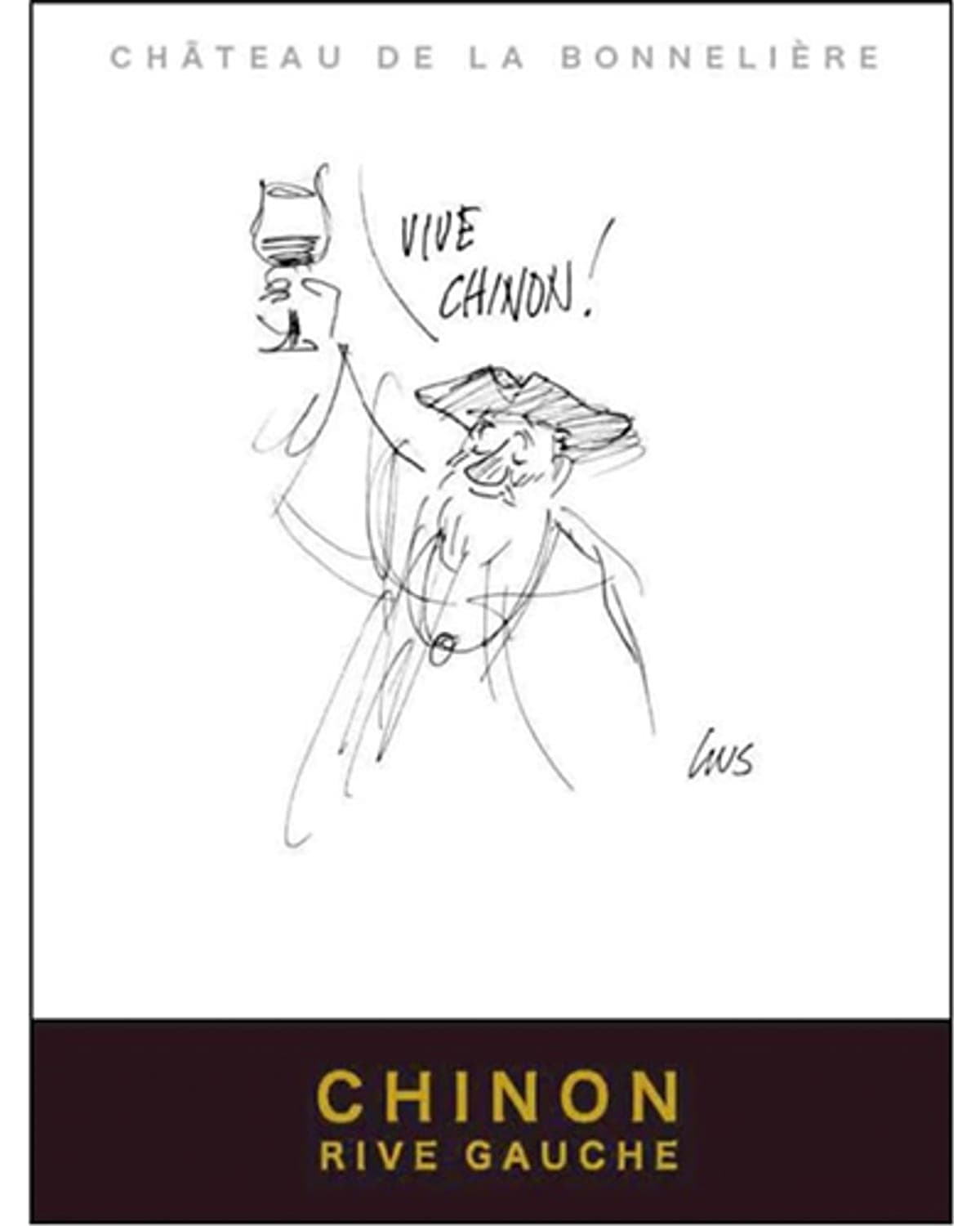 M Plouzeau Château de la Bonnelière Chinon Rive Gauche Rouge Red 2024 | 750ml