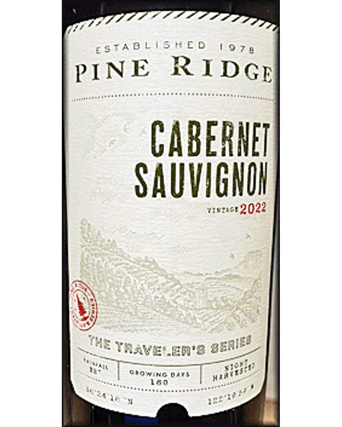 Pine Ridge The Traveler's Series Cabernet Sauvignon Red 2022 | 750ml