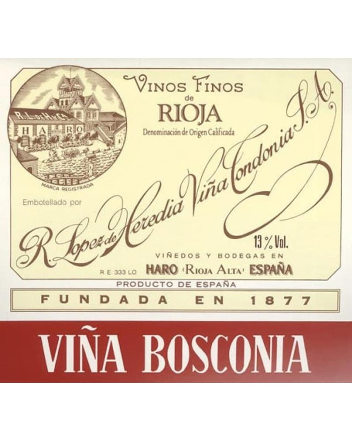R. López de Heredia Vina Bosconia Reserva Red 2013 | 750ml