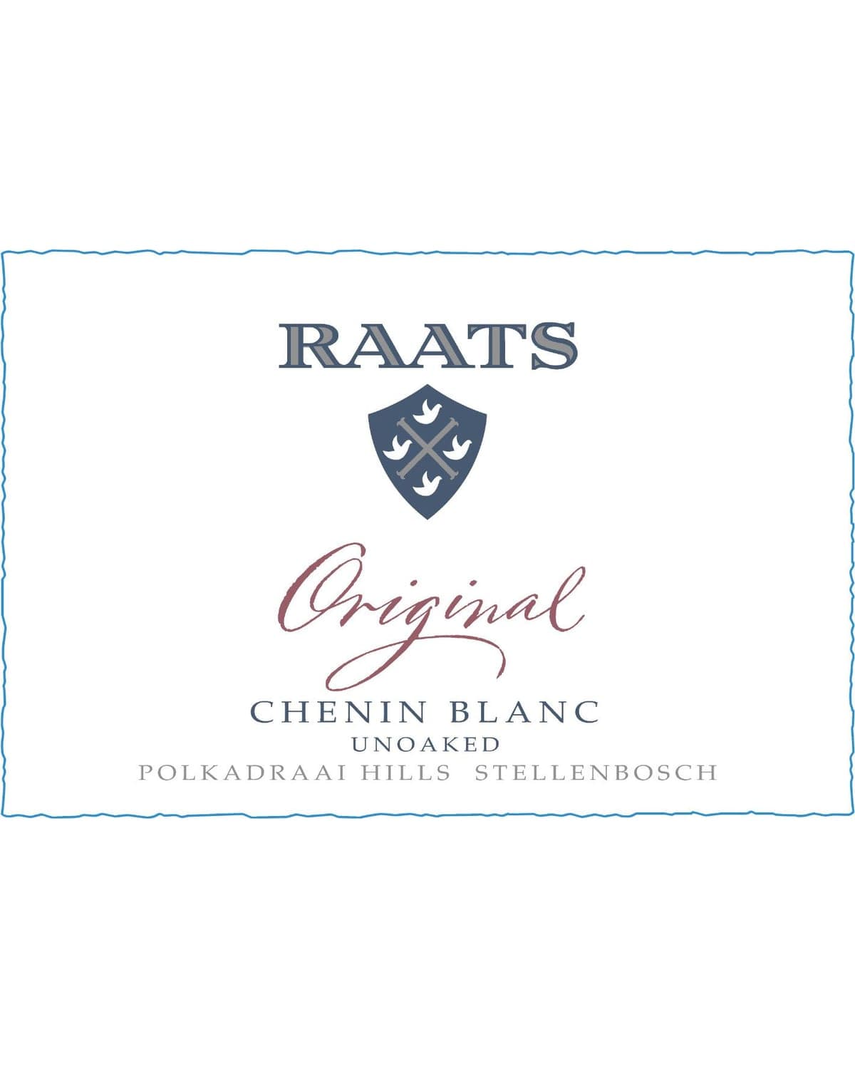 Raats Original Chenin Blanc 2023 Front Label