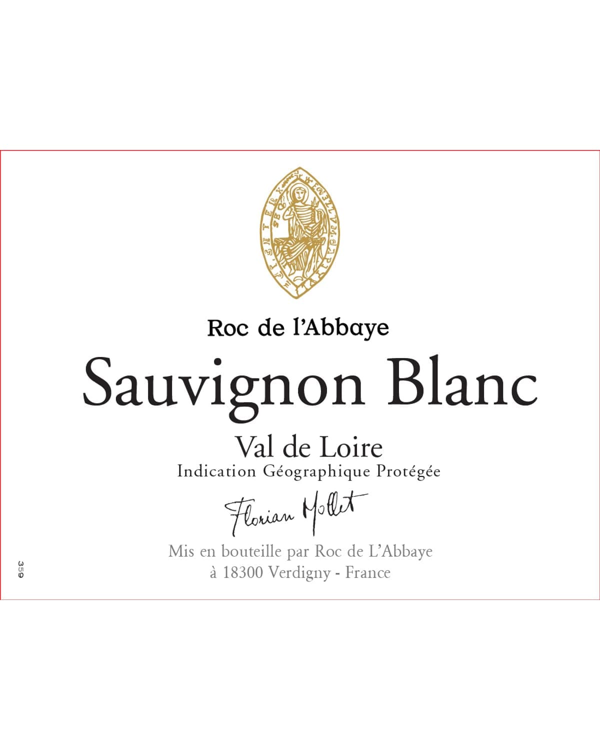 Roc de l'Abbaye Val de Loire Sauvignon Blanc White 2025 | 750ml