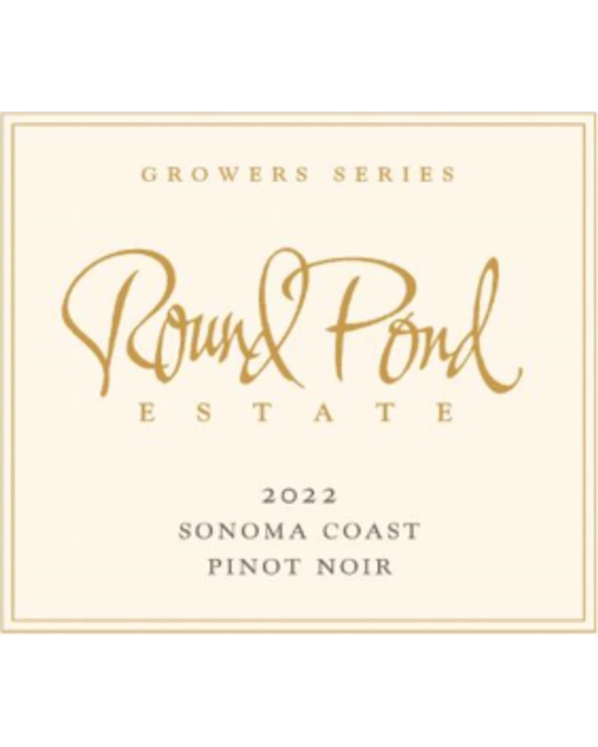 Round Pond Estate Growers Series Sonoma Coast Pinot Noir Red 2022 | 750ml