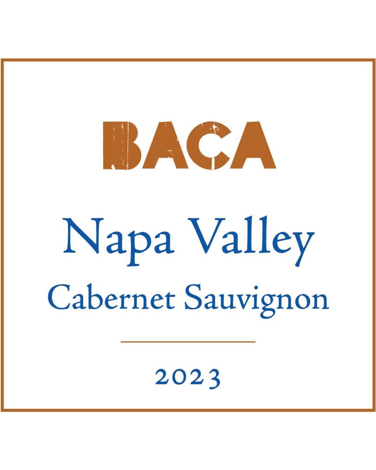 BACA Napa Valley Cabernet Sauvignon Red 2023 | 750ml