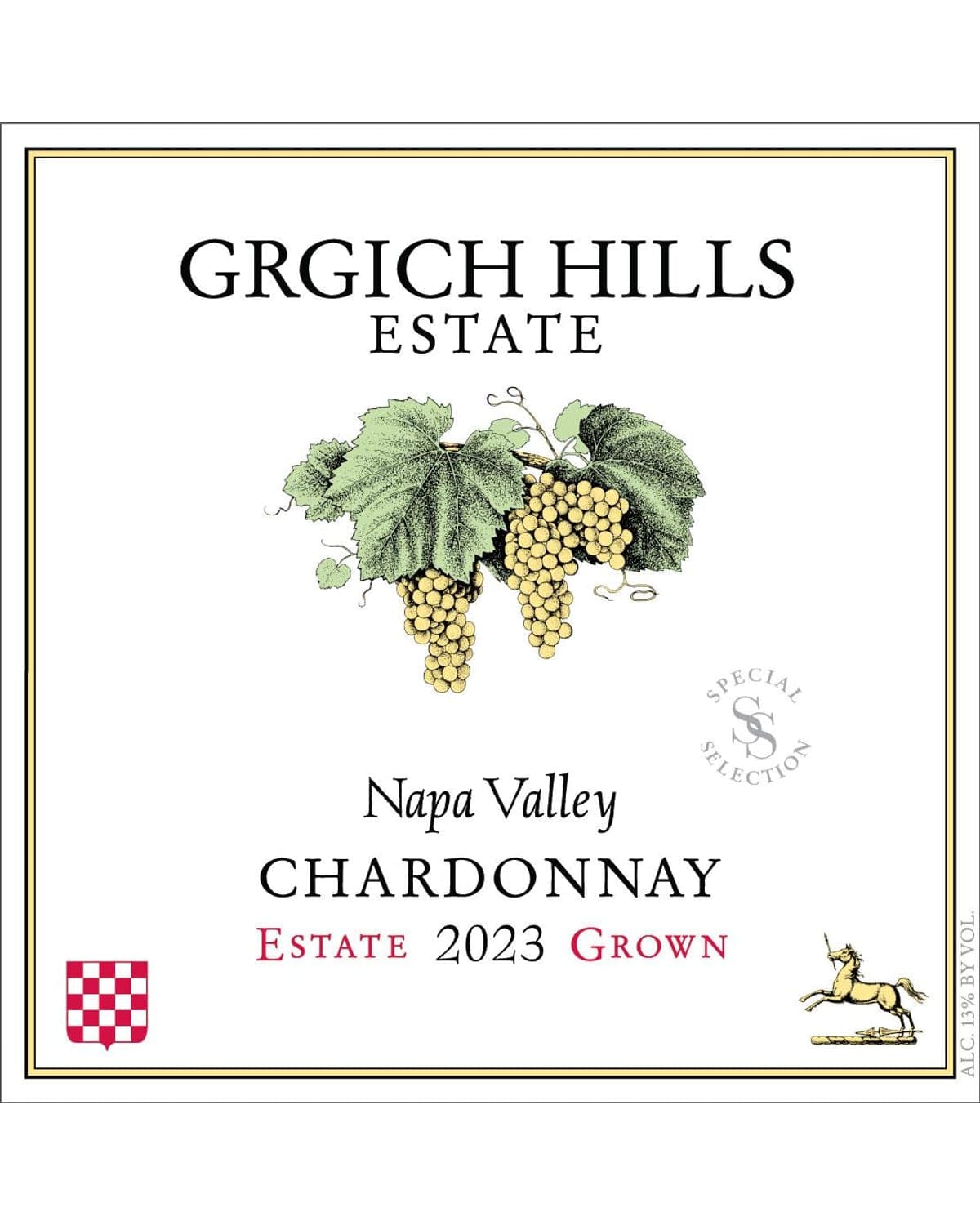 Grgich Hills Estate Chardonnay White 2023 | 750ml