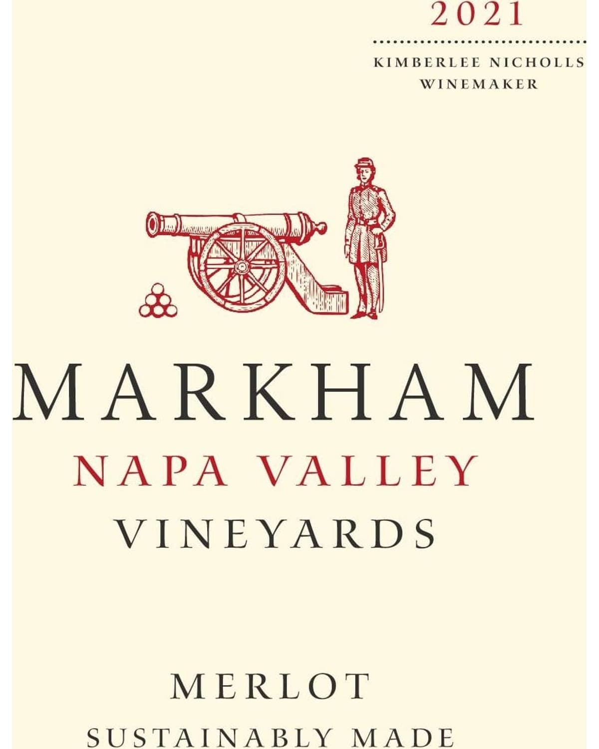 Markham Napa Valley Merlot Red 2021 | 750ml