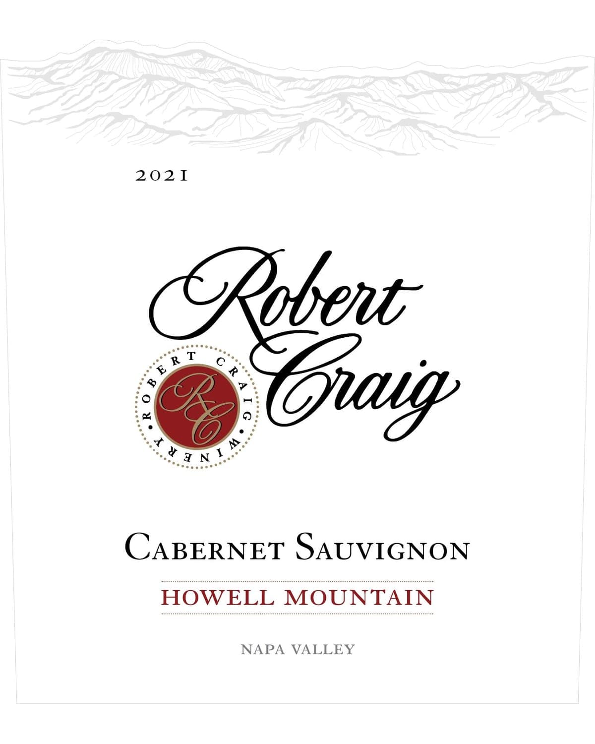 Robert Craig Howell Mountain Cabernet Sauvignon Red 2021 | 750ml