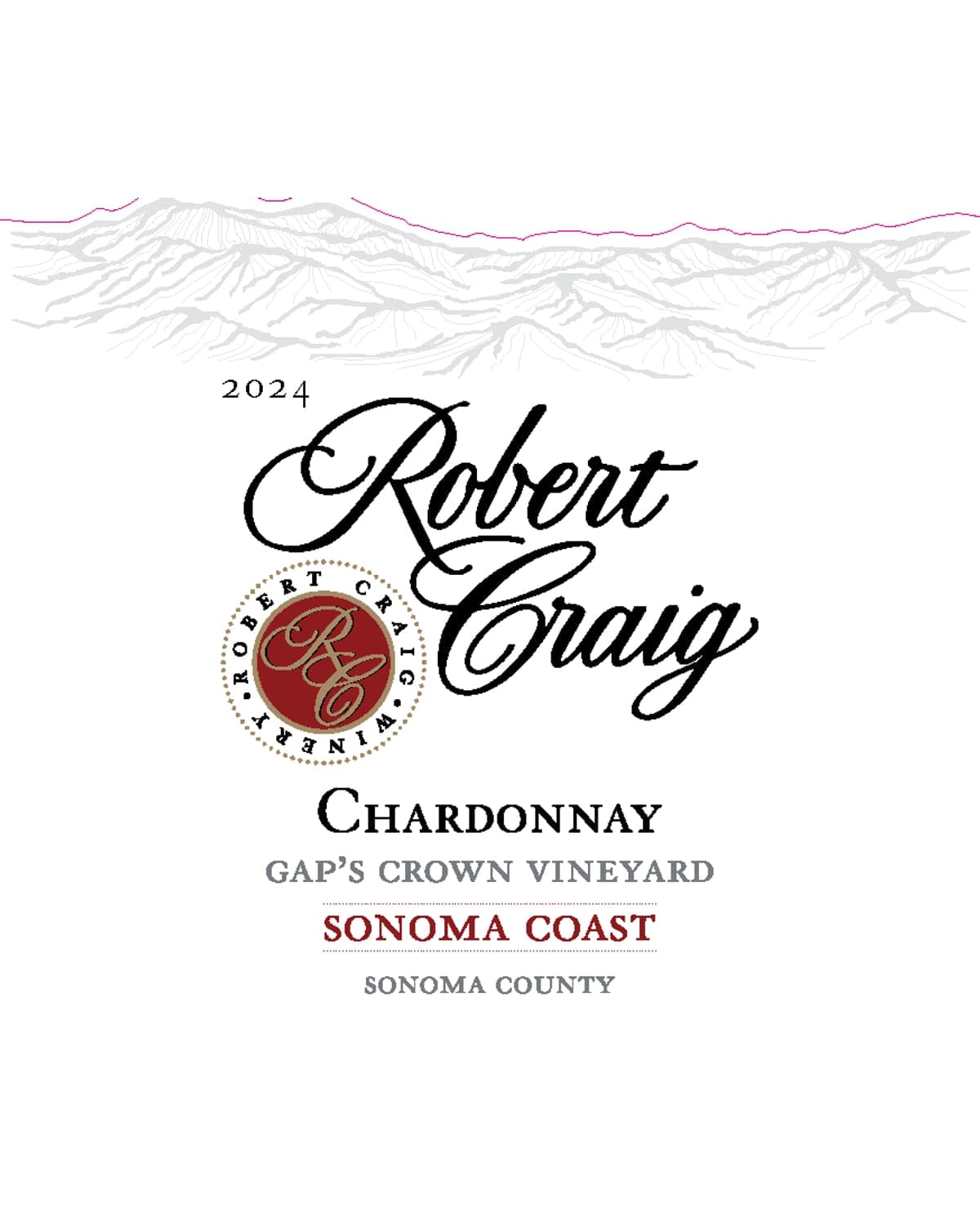 Robert Craig Gap's Crown Vineyard Chardonnay White 2024 | 750ml