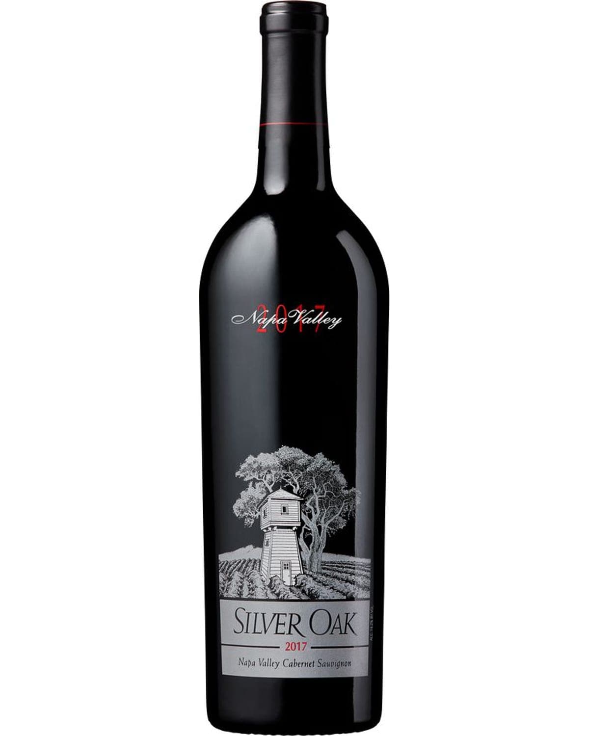 Silver Oak Napa Valley Cabernet Sauvignon 2017 Front Bottle Shot