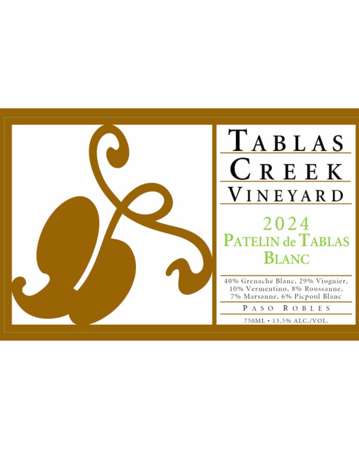 Tablas Creek Patelin de Tablas Blanc White 2024 | 750ml