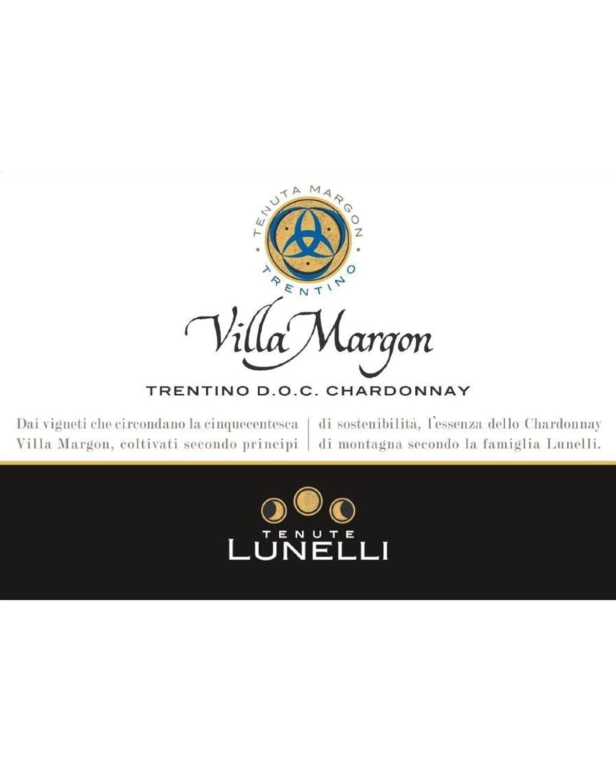 Tenute Lunelli Villa Margon Trentino Chardonnay White 2020 | 750ml