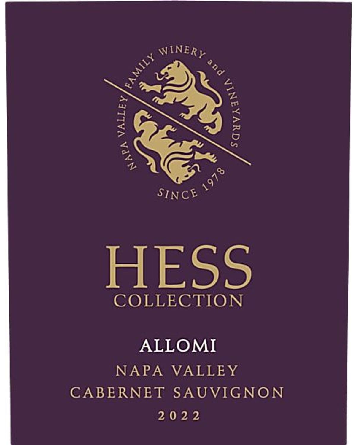The Hess Collection Allomi Cabernet Sauvignon Red 2022 | 750ml