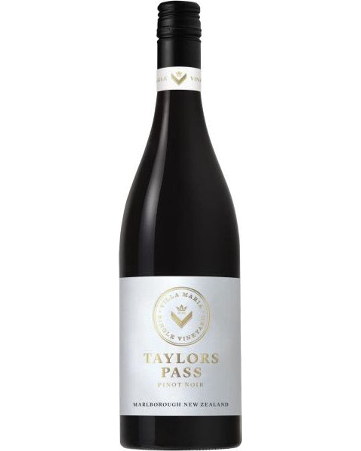 Villa Maria Taylor's Pass Pinot Noir 2020 Front Bottle Shot
