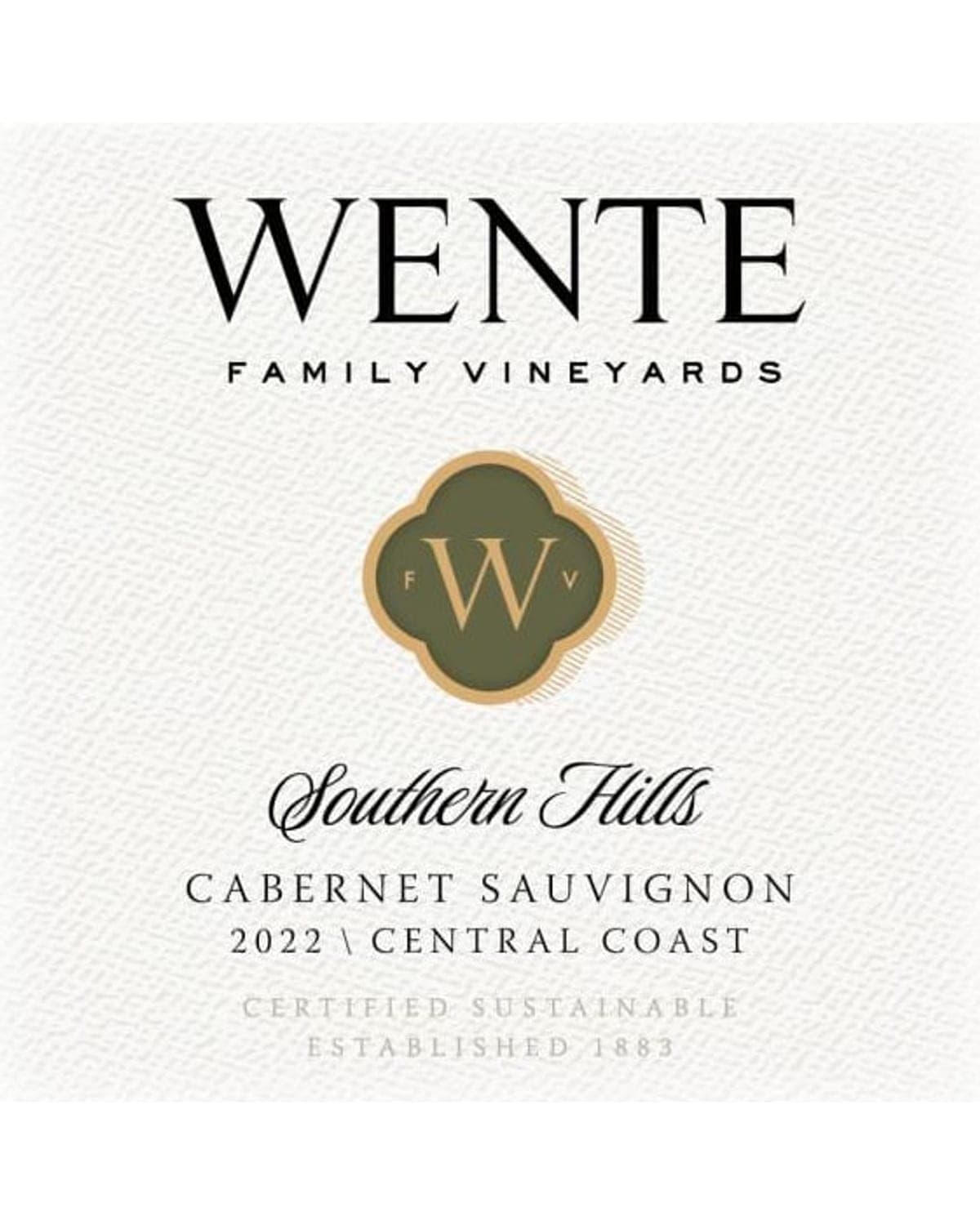 Wente Southern Hills Cabernet Sauvignon Red 2022 | 750ml
