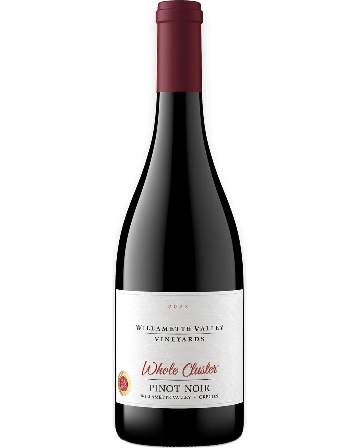 Willamette Valley Vineyards Whole Cluster Pinot Noir 2023 Front Label