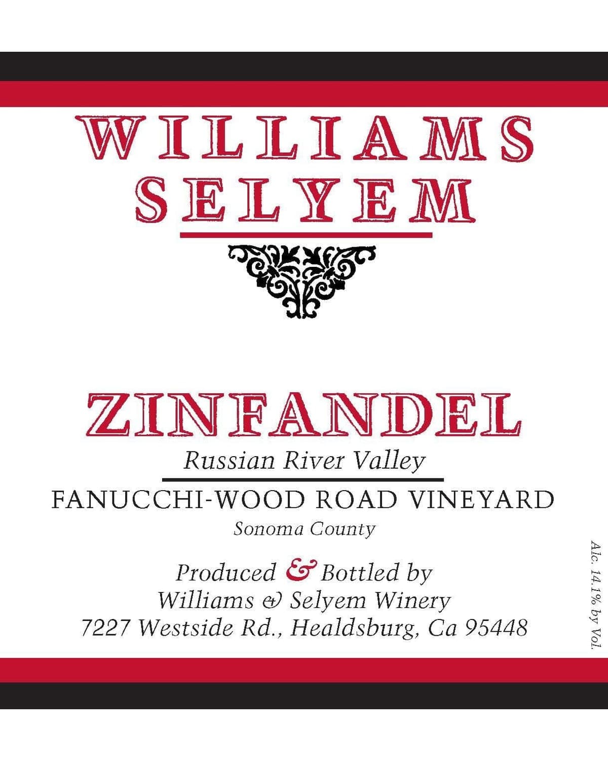 Williams Selyem Fanucchi-Wood Road Zinfandel Red 2021 | 750ml